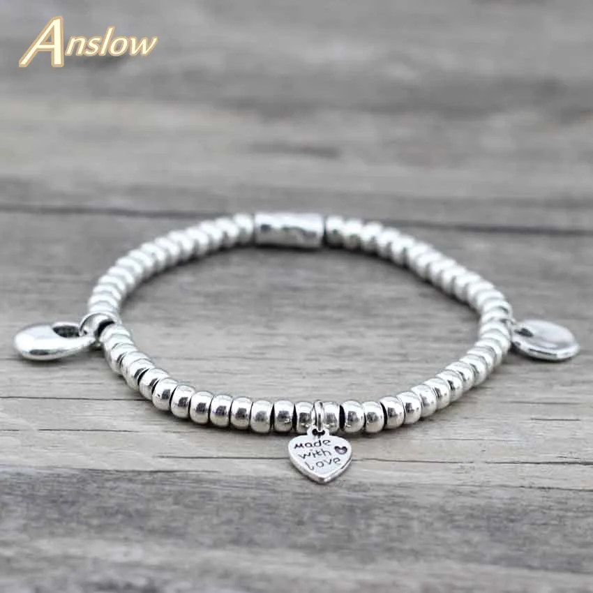 Anslow Vintage Office Beads Heart Health Zinc Alloy Beads Handmade Diy Adjustable Strand Bracelets For Women Kids Gift LOW0421LB
Anslow Vintage Office Beads Heart Health Zinc Alloy Beads Handmade Diy Adjustable Strand Bracelets For Women Kids Gift LOW0421LB