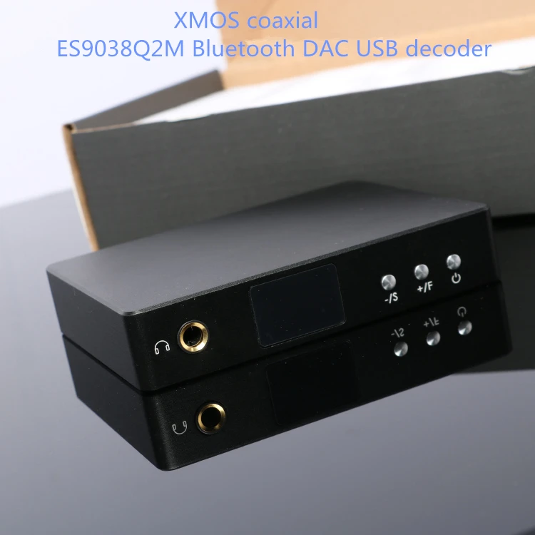 ES9038Q2M Bluetooth DAC 5.0 for XMOS Coaxial Fiber Headphon Amplifier/dac dsd/usb dac Decoder sound card usb decoder
ES9038Q2M Bluetooth DAC 5.0 for XMOS Coaxial Fiber Headphon Amplifier/dac dsd/usb dac Decoder sound card usb decoder