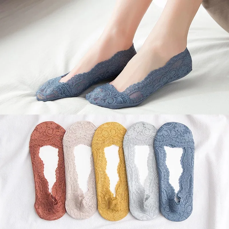 Spring and Summer New Shallow Silica Antiskid Ladies Invisible Socks Lace Socks,breathable and odor-proof Socks
Spring and Summer New Shallow Silica Antiskid Ladies Invisible Socks Lace Socks,breathable and odor-proof Socks