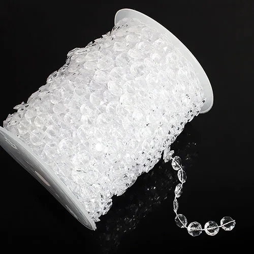30 Meters Transparent Plastic Resin Beads Curtain Window Door Wedding Backdrop | Дом и сад