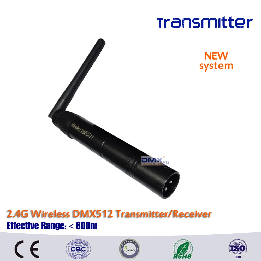 DHL Бесплатная доставка 2 4G wifi беспроводной DMX контроллер освещения DMX512 передатчик