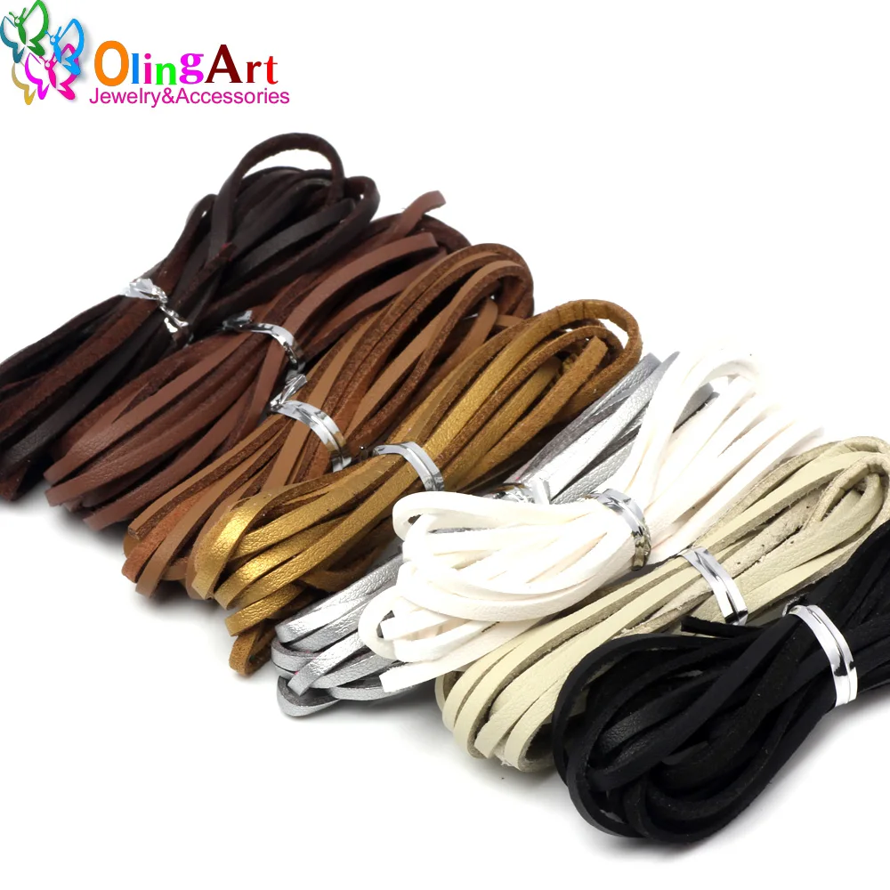 OlingArt 3*1 5 мм 6 м искусственная кожа аксессуары для женщин серьги браслет