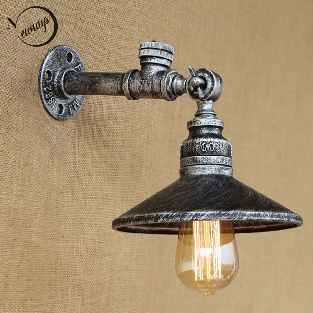 4 color Industrial loft iron rust Water pipe retro wall lamp Vintage e27 sconce lights with switch for bedroom restaurant bar
4 color Industrial loft iron rust Water pipe retro wall lamp Vintage e27 sconce lights with switch for bedroom restaurant bar