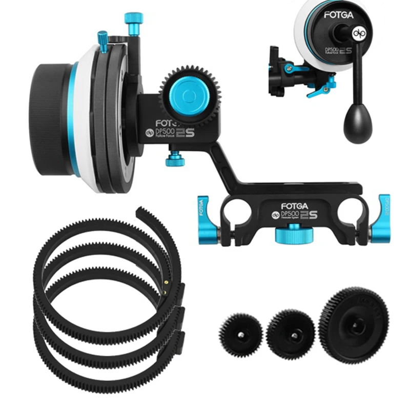 FOTGA DP500IIS A/B Hard Stop Follow Focus+3PCS Gear/Ring Belt+Crank Handle Kits
FOTGA DP500IIS A/B Hard Stop Follow Focus+3PCS Gear/Ring Belt+Crank Handle Kits