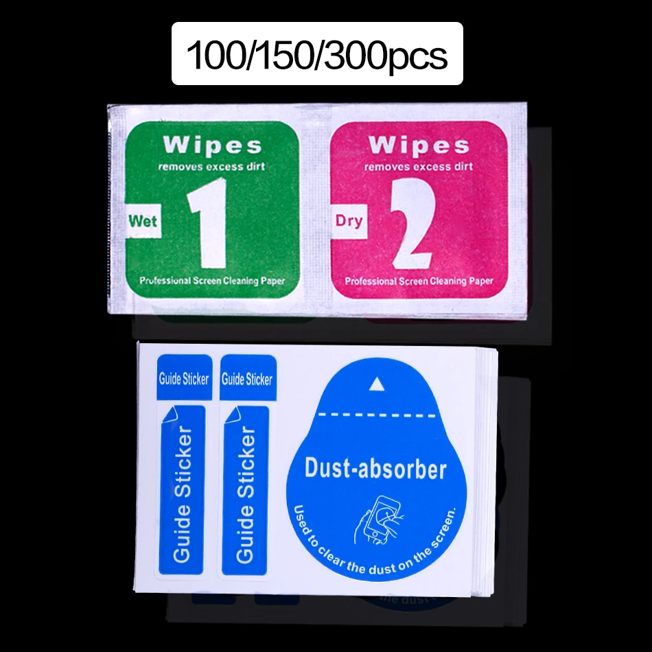 Wet dry cleaning wipes Dust removal paper for Tempered glass screen Camera Lens Optical LCD Screen for phone/DV Dust Sticker
Wet dry cleaning wipes Dust removal paper for Tempered glass screen Camera Lens Optical LCD Screen for phone/DV Dust Sticker