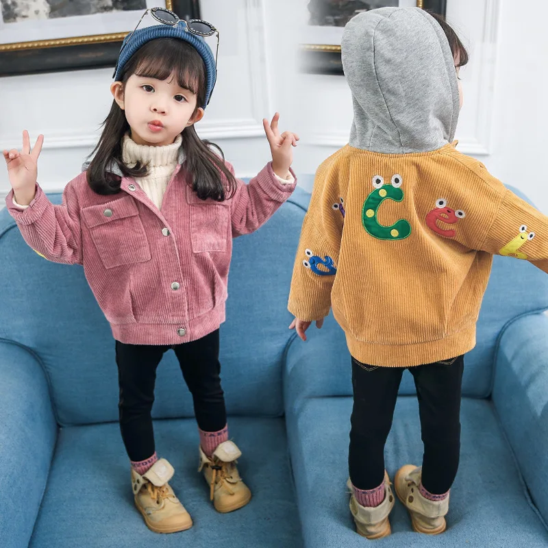 Baby Girls Hooded Jacket Coat Autumn Winter Kids for Girl Letters Jackets Plus Thicken Fleece Velvet Outerwear Children Clothes
Baby Girls Hooded Jacket Coat Autumn Winter Kids for Girl Letters Jackets Plus Thicken Fleece Velvet Outerwear Children Clothes