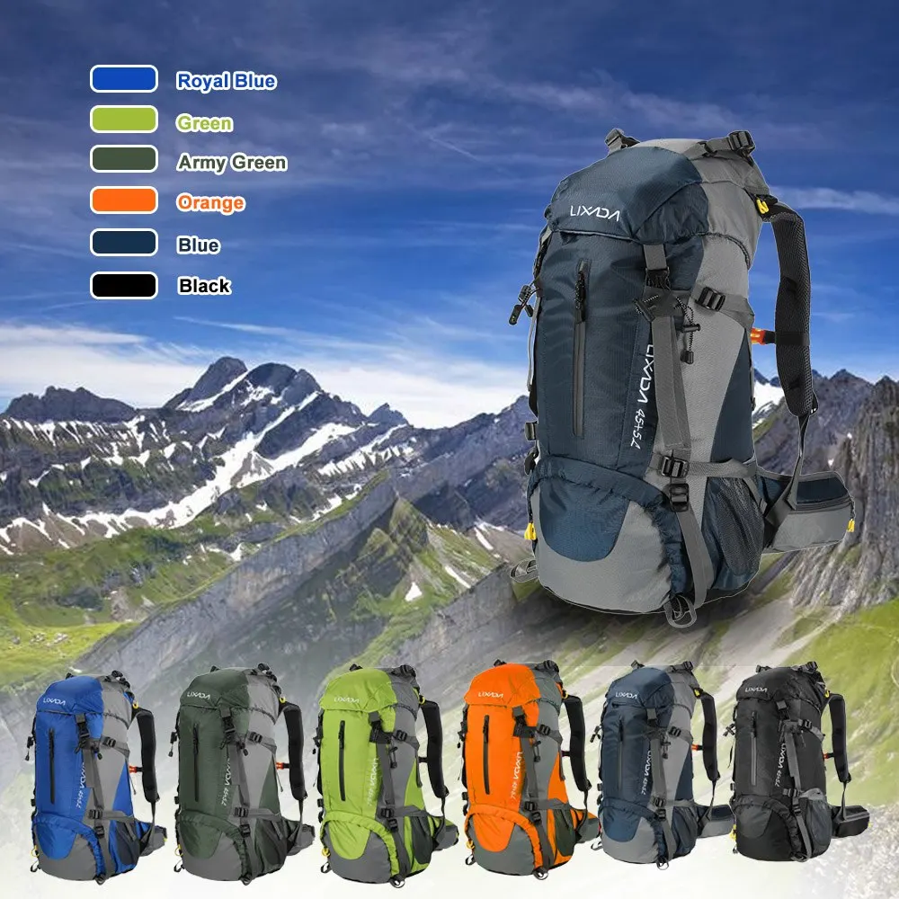 Lixada 50L Large Waterproof Travel Bags Outdoor Climbing Backpack Camping Hiking Bicycle Sports Backpacks Bag Tactical Backpack
Lixada 50L Large Waterproof Travel Bags Outdoor Climbing Backpack Camping Hiking Bicycle Sports Backpacks Bag Tactical Backpack