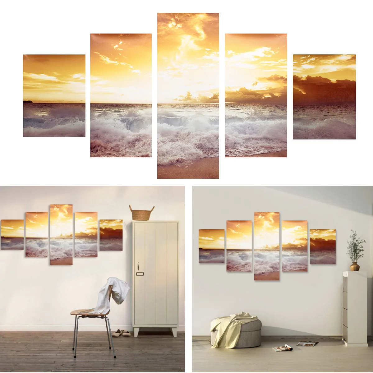 5pcs Modern Art Landscape Painting Modular Canvas Print Wall Art Picture Home Decortion Living Room Painting Canvas Unframed
5pcs Modern Art Landscape Painting Modular Canvas Print Wall Art Picture Home Decortion Living Room Painting Canvas Unframed