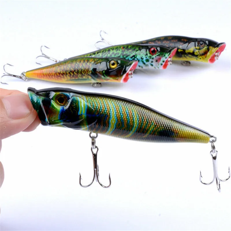 1PCS Topwater Popper Wobblers Coloured Drawing Fishing lure 9.5cm/12g Crankbait Artificial Hard Bait Pesca Fishing Tackle
1PCS Topwater Popper Wobblers Coloured Drawing Fishing lure 9.5cm/12g Crankbait Artificial Hard Bait Pesca Fishing Tackle