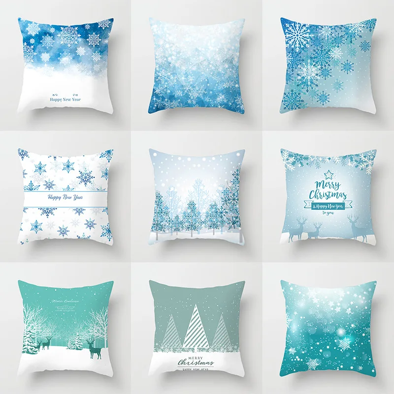 Winter Snowflake Print Cushion Cover Christmas Tree Deer Snow Scene Decorative Pillowcase Sofa Bed Living Room Sweet Home Decor
Winter Snowflake Print Cushion Cover Christmas Tree Deer Snow Scene Decorative Pillowcase Sofa Bed Living Room Sweet Home Decor
