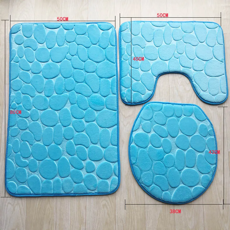 3Pcs/set Bathroom Mat Set Flannel Anti-Slip Kitchen Bath Mat Carpet Bathroom Toliet Rug Washable Tapete Banheiro
3Pcs/set Bathroom Mat Set Flannel Anti-Slip Kitchen Bath Mat Carpet Bathroom Toliet Rug Washable Tapete Banheiro