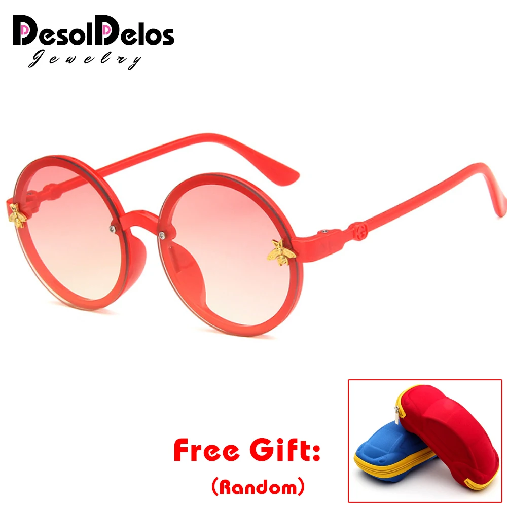 2022 Children Glasses Rimless Kids Glasses Colorful Baby Sunglasses Boys Eyewear Big Round Frame Bee Girls Oculos UV400 with box
2022 Children Glasses Rimless Kids Glasses Colorful Baby Sunglasses Boys Eyewear Big Round Frame Bee Girls Oculos UV400 with box