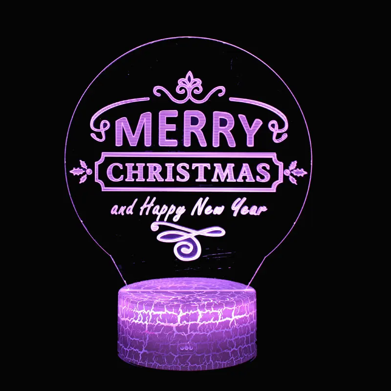 Christmas cards theme 3D Lamp LED night light 7 Color Change Touch Mood Lamp Christmas present Dropshippping
Christmas cards theme 3D Lamp LED night light 7 Color Change Touch Mood Lamp Christmas present Dropshippping