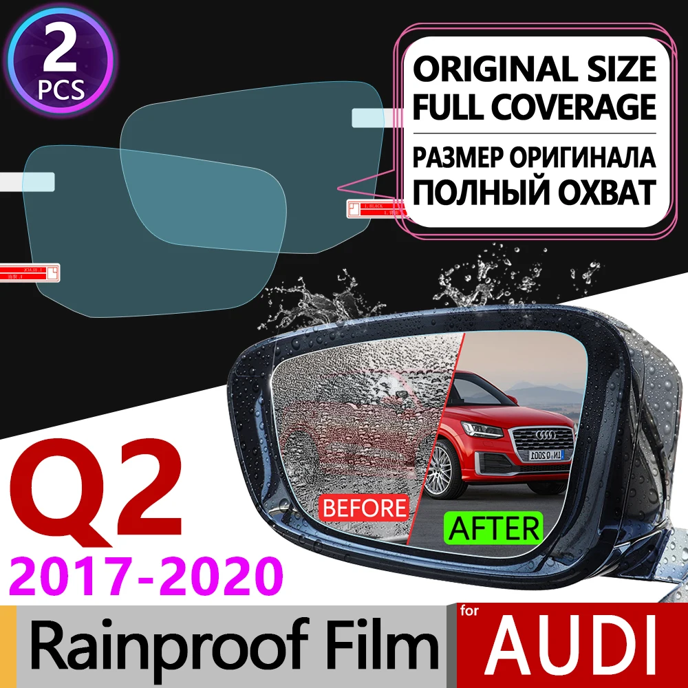 2 шт. противотуманная пленка для Audi Q2 2017 2018 2019 2020|Наклейки на автомобиль| |