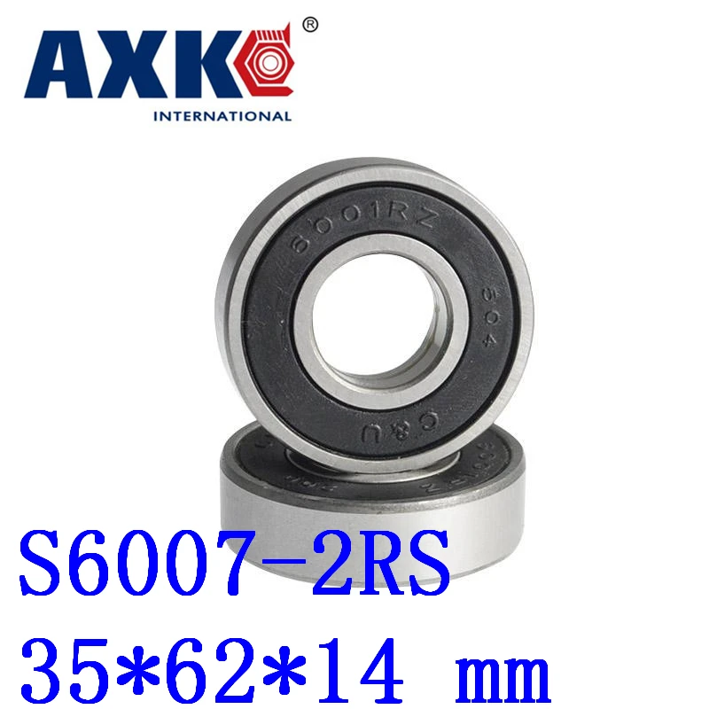 2pcs Free Shipping Sus440c Environmental Corrosion Resistant Stainless Steel Bearings (rubber Seal Cover) S6007-2rs 35*62*14 Mm
2pcs Free Shipping Sus440c Environmental Corrosion Resistant Stainless Steel Bearings (rubber Seal Cover) S6007-2rs 35*62*14 Mm
