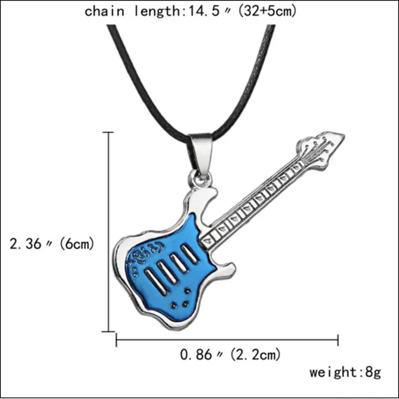 Fashion Stainless Steel Guitar Necklace pendant Jewelry Accessories Pop Music Festival Choker Necklace
Fashion Stainless Steel Guitar Necklace pendant Jewelry Accessories Pop Music Festival Choker Necklace