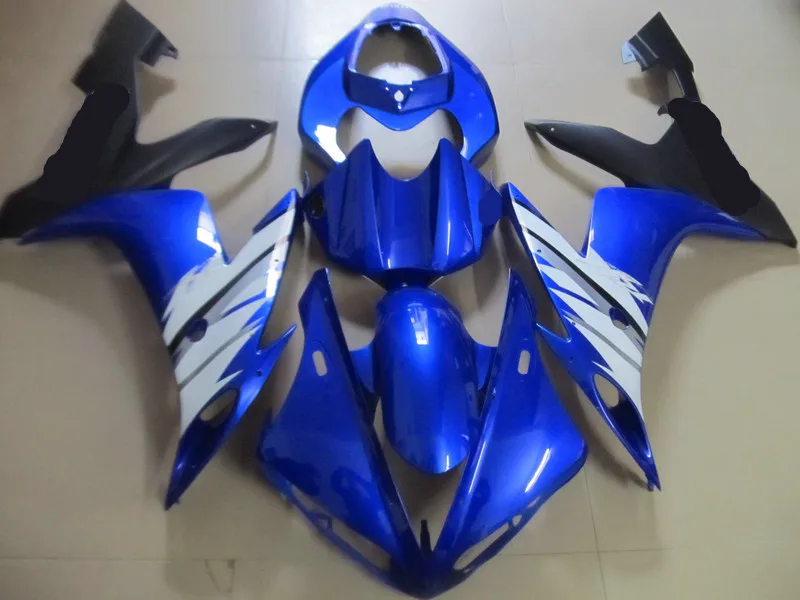 Комплект обтекателей для мотоцикла YAMAHA YZFR1 04 05 06 YZF R1 YZF1000 2004 2005 2006 ABS синий белый