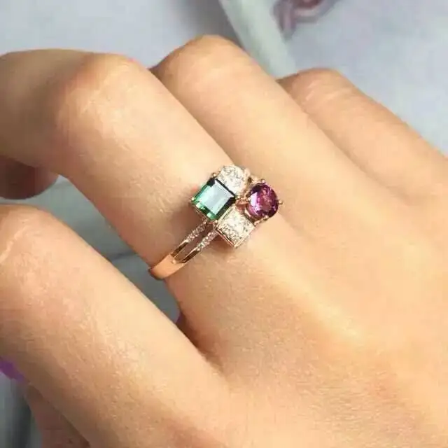 Natural tourmaline ring Natural gemstone ring S925 sterling silver ring trendy Elegant Square energy women gift Jewelry
Natural tourmaline ring Natural gemstone ring S925 sterling silver ring trendy Elegant Square energy women gift Jewelry