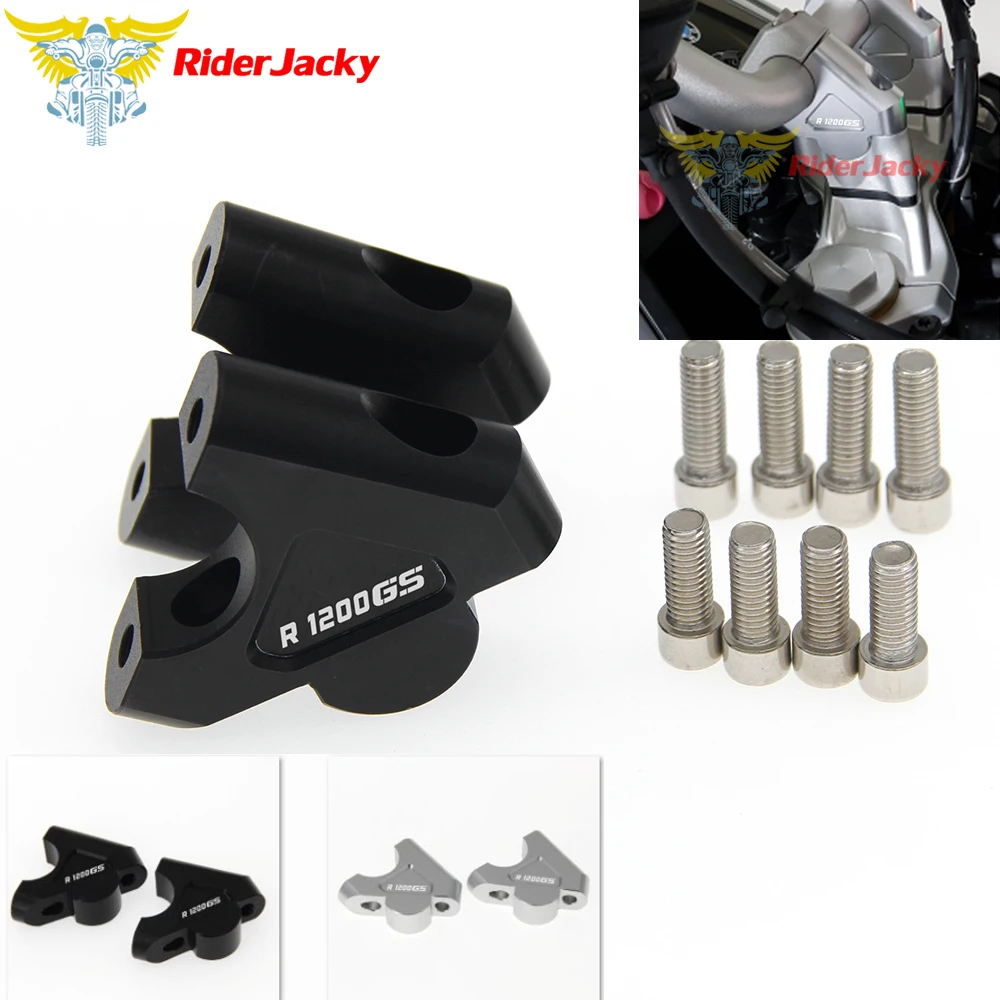 Для BMW R1200GS LC 2013 2017 R1200 GS Adventure ADV 2014 R 1200 Ручка Зажим поднятый удлиненный руль