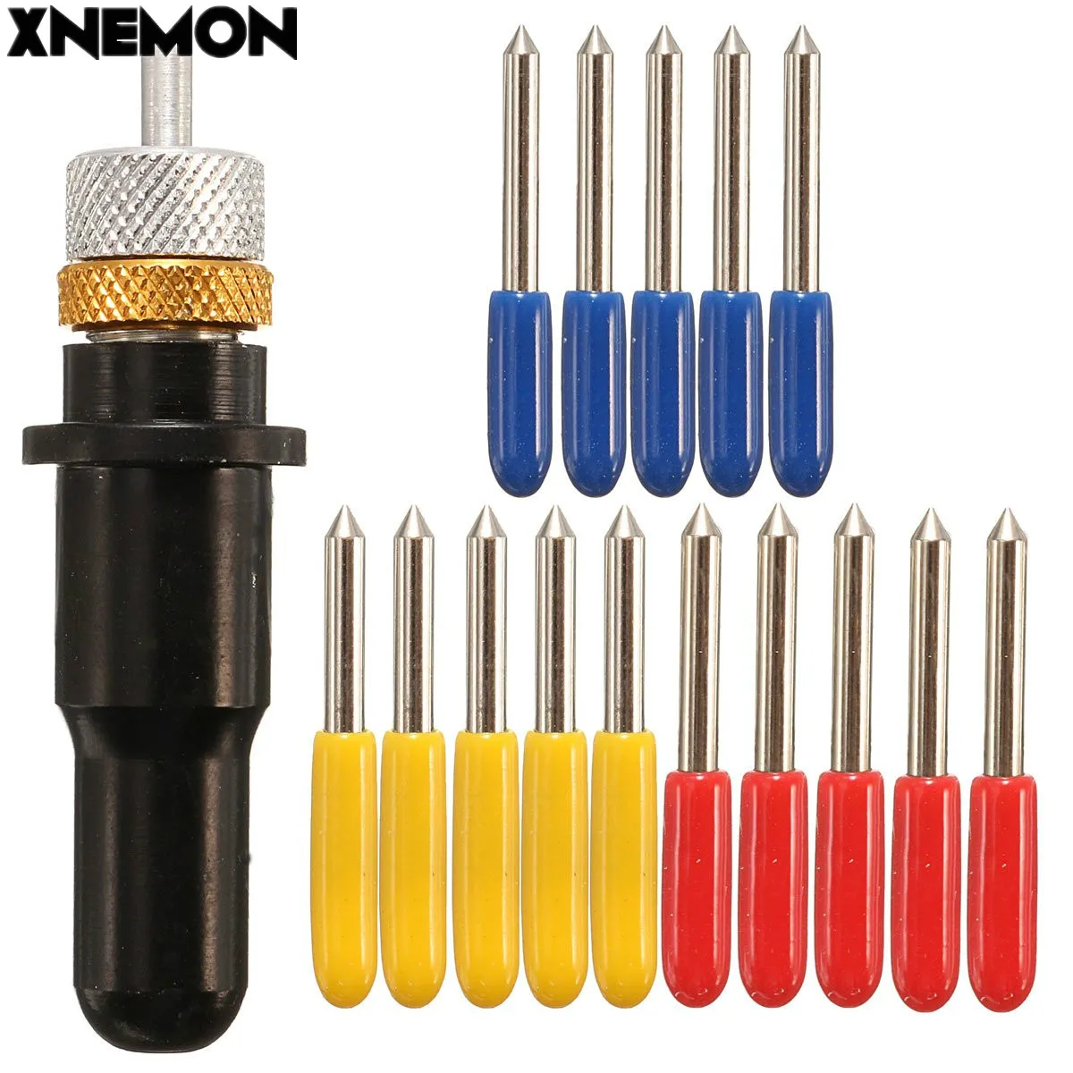 XNEMON 1pc Cutting Plotter Blades Holder +15 Pcs 30 45 60 Degree Blades for Roland Vinyl Cutter Blade
XNEMON 1pc Cutting Plotter Blades Holder +15 Pcs 30 45 60 Degree Blades for Roland Vinyl Cutter Blade