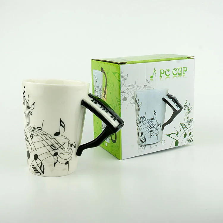 Novelty 220ml Piano Ceramic Cup Personality Music Note Milk Juice Lemon Mug Coffee Tea Cup Christmas New Year Gift
Novelty 220ml Piano Ceramic Cup Personality Music Note Milk Juice Lemon Mug Coffee Tea Cup Christmas New Year Gift