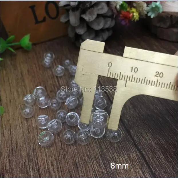 50pieces per lot 8mm glass globe with 3mm hole Glass bottle empty vial pendant jewelry findings
50pieces per lot 8mm glass globe with 3mm hole Glass bottle empty vial pendant jewelry findings