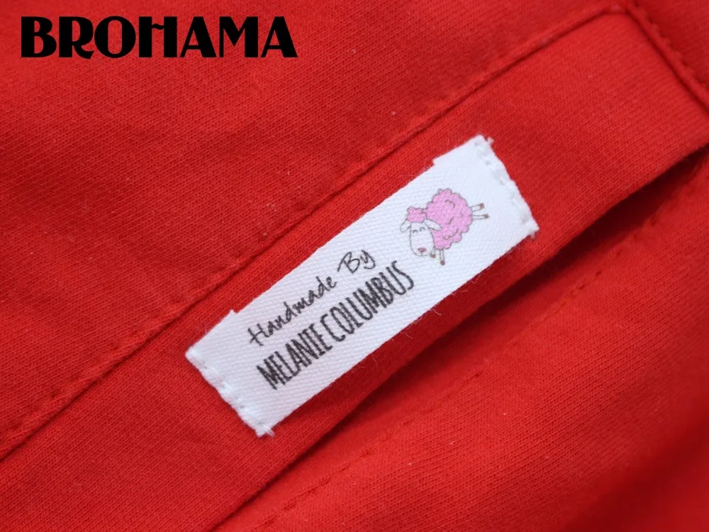 Custom sewing labels / logo, fabric labels, clothing labels, pink sheep handmade (MD040)
Custom sewing labels / logo, fabric labels, clothing labels, pink sheep handmade (MD040)