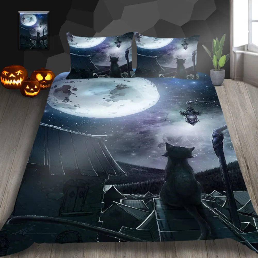 Thumbedding Red Pumpkin Bedding Sets King Size Halloween Style Broken House Duvet Cover Set Western Festival Decoration Bed Set
Thumbedding Red Pumpkin Bedding Sets King Size Halloween Style Broken House Duvet Cover Set Western Festival Decoration Bed Set