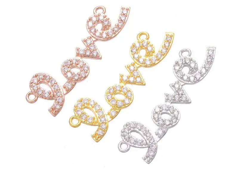 one piece popular rhodium/gold/rose gold diy LOVE connectors copper micro pave jewelry findings mp016
one piece popular rhodium/gold/rose gold diy LOVE connectors copper micro pave jewelry findings mp016