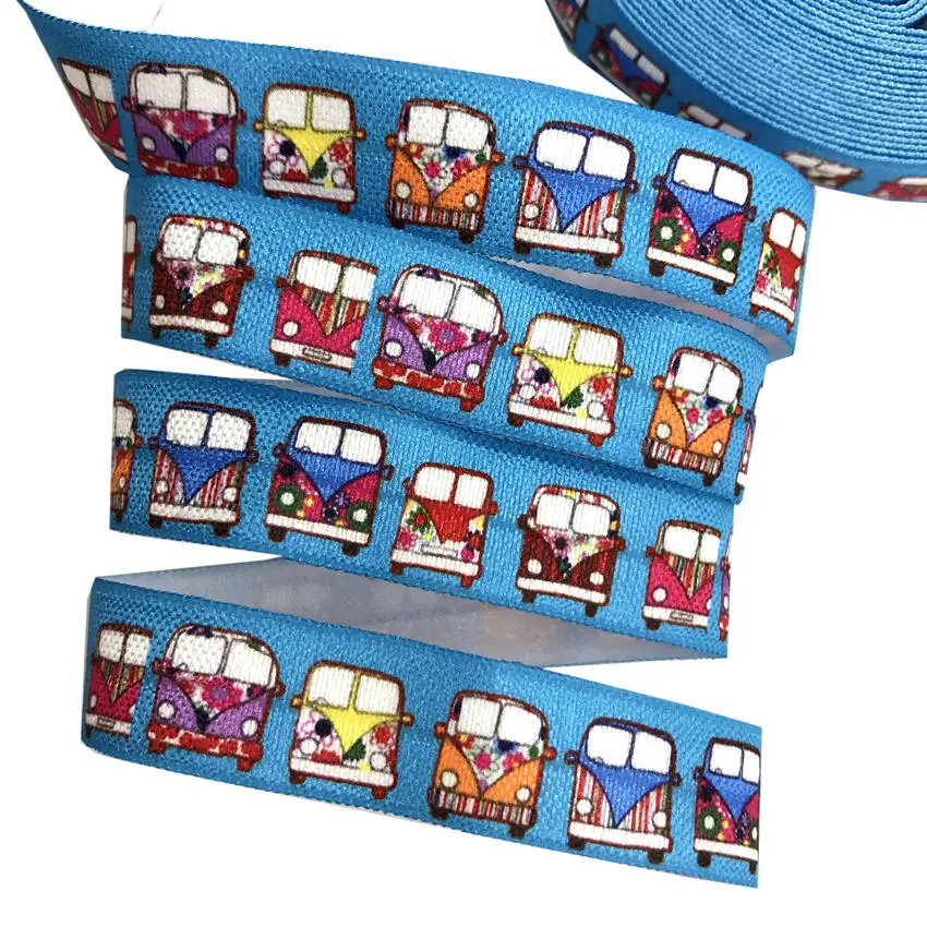 16mm Colorful bus Car Print Fold Over Elastic Blue FOE Ribbon Diy Sewing Bows Party Decoration Gift Wrap 10 yards
16mm Colorful bus Car Print Fold Over Elastic Blue FOE Ribbon Diy Sewing Bows Party Decoration Gift Wrap 10 yards