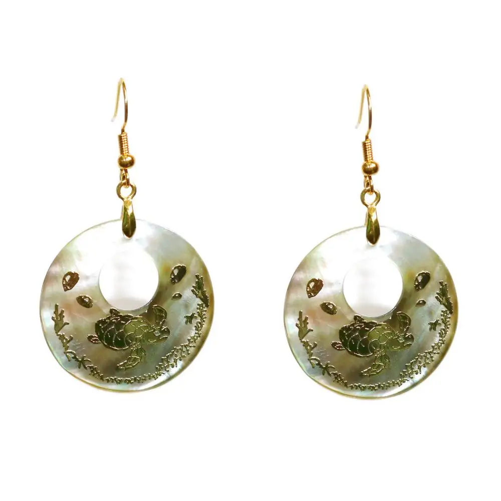 European and American fashion 5 pairs of round hollowed turtle shell lady hot sales earrings 
European and American fashion 5 pairs of round hollowed turtle shell lady hot sales earrings