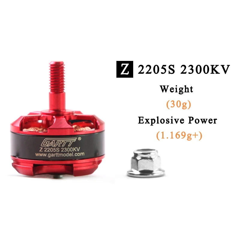 Бесщеточный гоночный мотор GARTT Z 2205S 2300KV CW/CCW для FPV RC дроны QAV210 250 Mini Quadcopter
Бесщеточный гоночный мотор GARTT Z 2205S 2300KV CW/CCW для FPV RC дроны QAV210 250 Mini Quadcopter