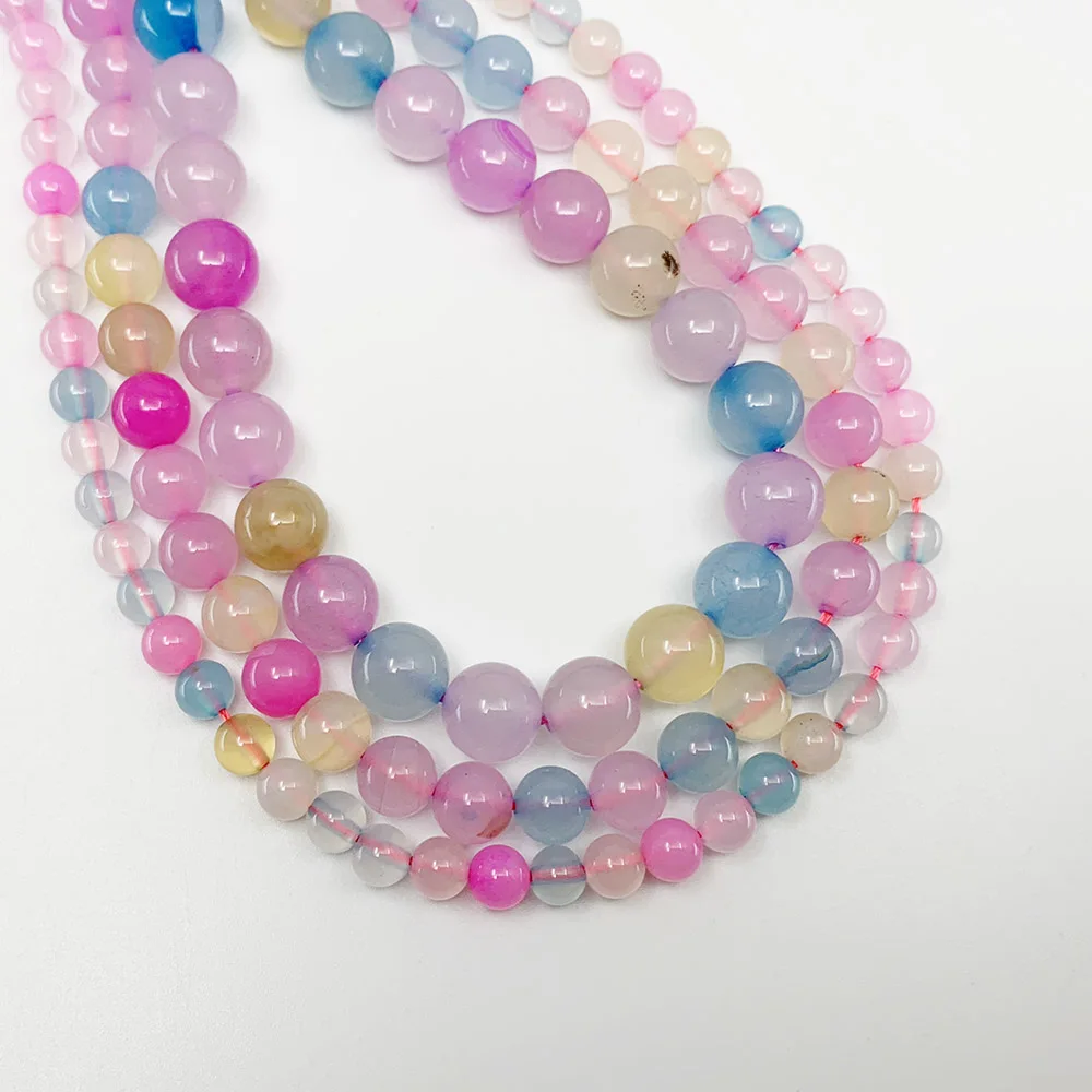 1 Strand/Lot 6-10mm Natural Stone Morgan Agat Bead Round Smooth Loose Spacer Beads Bracelet for DIY Jewelry Making Findings
1 Strand/Lot 6-10mm Natural Stone Morgan Agat Bead Round Smooth Loose Spacer Beads Bracelet for DIY Jewelry Making Findings