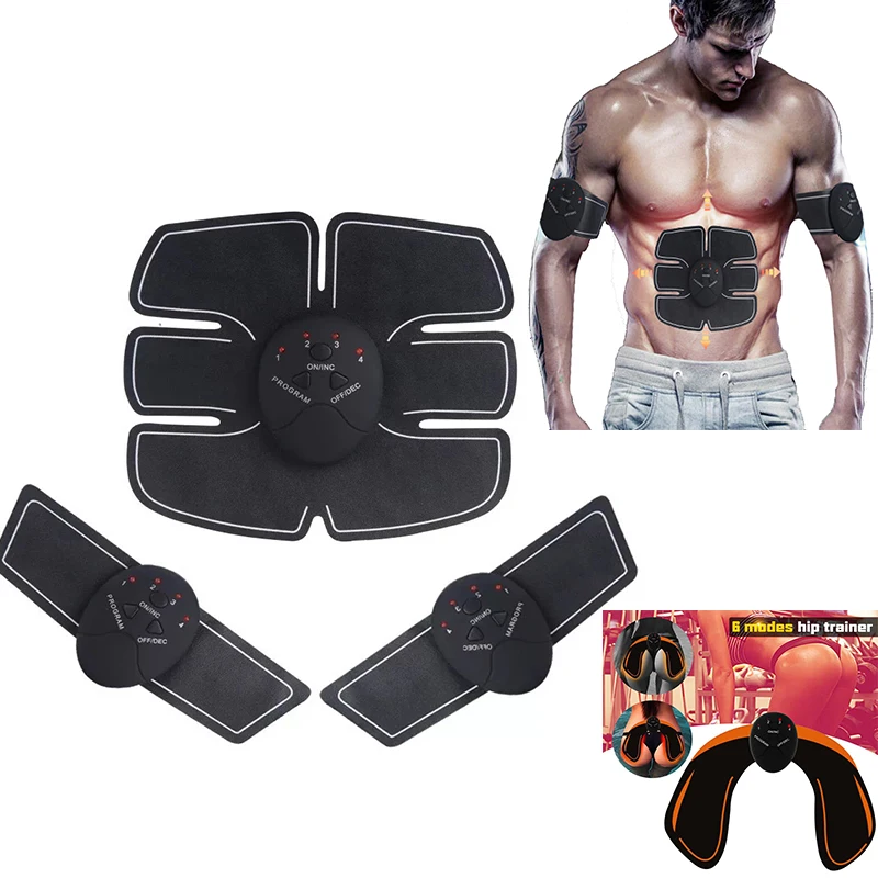 Abdominal EMS Muscle Trainer Stimulator Fitness Toner Belly Leg Arm Exercise Toning Gear Workout Electronic Muscle Exerciser
Abdominal EMS Muscle Trainer Stimulator Fitness Toner Belly Leg Arm Exercise Toning Gear Workout Electronic Muscle Exerciser