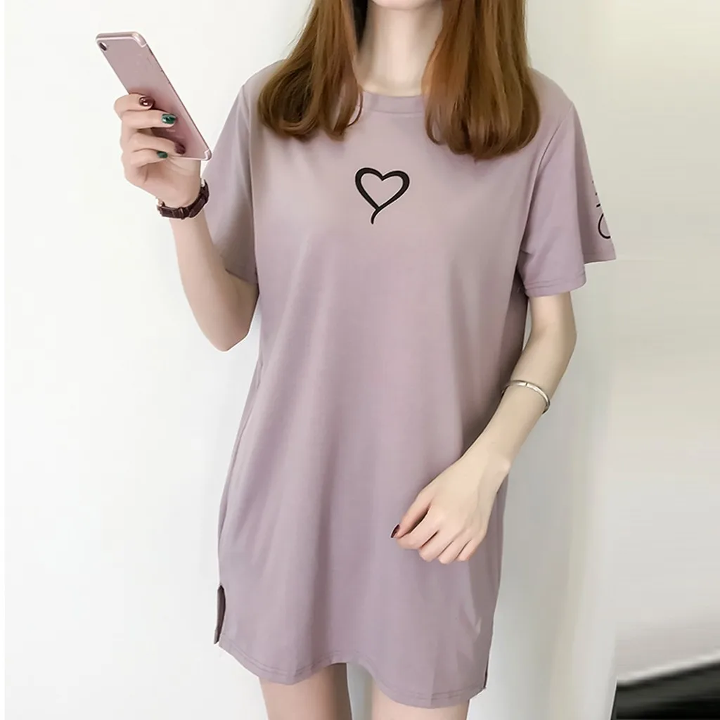 Women Summer Dresses Plus Size Fashion Women T-Shirt Dress O-Neck Short Sleeve Loose Leisure Dress vestidos femininos
Women Summer Dresses Plus Size Fashion Women T-Shirt Dress O-Neck Short Sleeve Loose Leisure Dress vestidos femininos