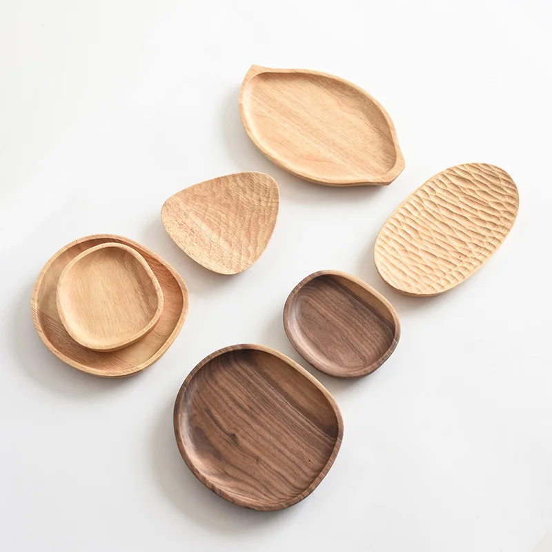 Black Walnut Rubber Wood Pan Plate Fruit Dishes Saucer Tea Tray Dessert Dinner Bread Pizza Wood Plate Tea tray
Black Walnut Rubber Wood Pan Plate Fruit Dishes Saucer Tea Tray Dessert Dinner Bread Pizza Wood Plate Tea tray