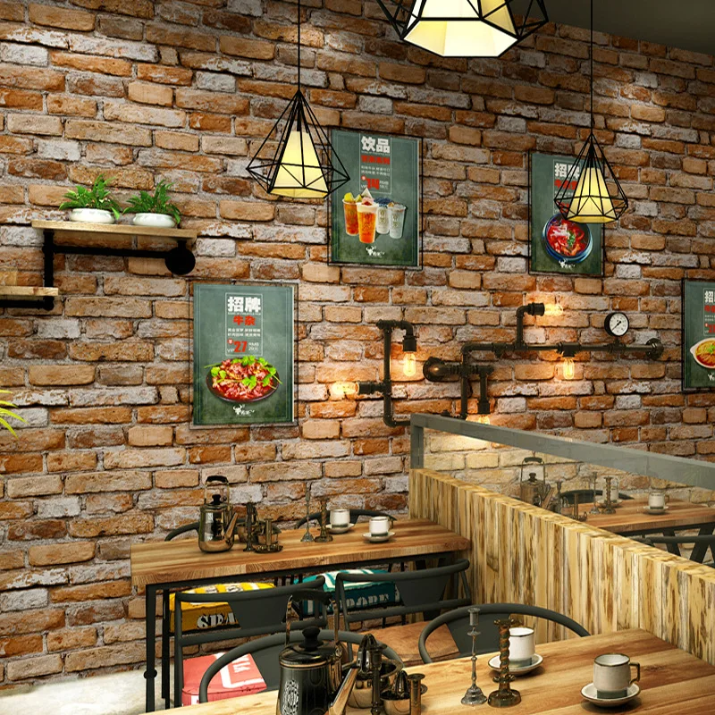 Vintage 3d brick wallpaper lifelike waterproof PVC thicken bar coffee restaurant industrial loft wallpaper for walls grey brick
Vintage 3d brick wallpaper lifelike waterproof PVC thicken bar coffee restaurant industrial loft wallpaper for walls grey brick