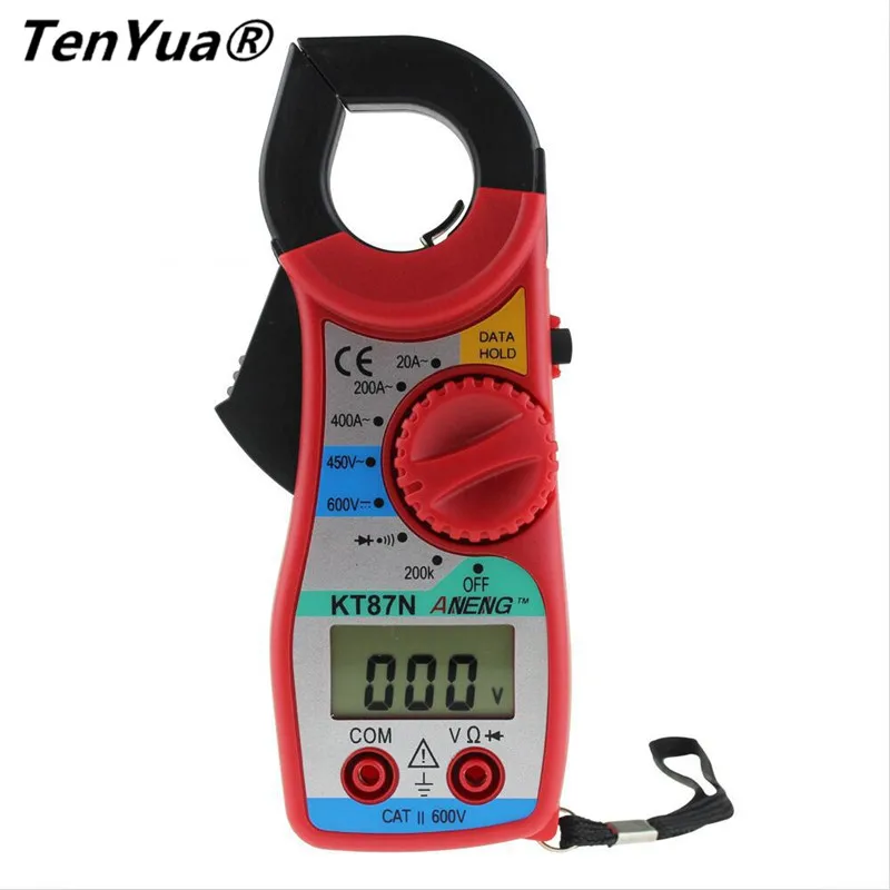 TenYua Digital Multimeter Amper Clamp Meter Current Clamp Pincers AC/DC Current Voltage Tester
TenYua Digital Multimeter Amper Clamp Meter Current Clamp Pincers AC/DC Current Voltage Tester