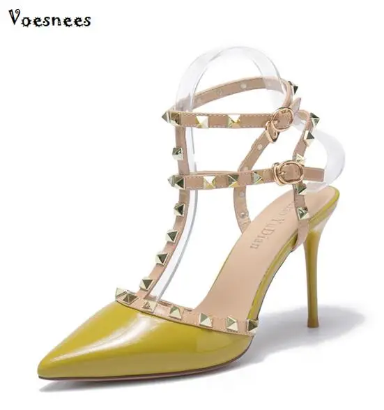 Woman Sandals 2019 Summer Women Pumps Fashion Female Sandals Pointed Toe Rivet PU Leather Wedding Shoes Zapatos Mujer feminina
Woman Sandals 2019 Summer Women Pumps Fashion Female Sandals Pointed Toe Rivet PU Leather Wedding Shoes Zapatos Mujer feminina