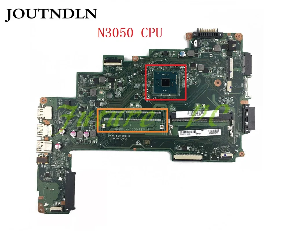JOUTNDLN для Toshiba Satellite L50 C L55 C55 материнская плата ноутбука A000391880 DA0BLXMB6G0 DDR3 W/ N3050