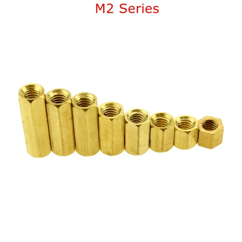 10 pcs M2 Hex Screw M2 Female Hexagonal Brass PCB Standoffs Spacers Screw M2*(3-25mm)
10 pcs M2 Hex Screw M2 Female Hexagonal Brass PCB Standoffs Spacers Screw M2*(3-25mm)