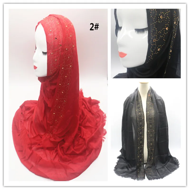 2020 hot diamonds pressing panels gold plaque solid fringed viscose shimmer plain scarf women shawl cosy muslim hijabs 10 pcs
2020 hot diamonds pressing panels gold plaque solid fringed viscose shimmer plain scarf women shawl cosy muslim hijabs 10 pcs