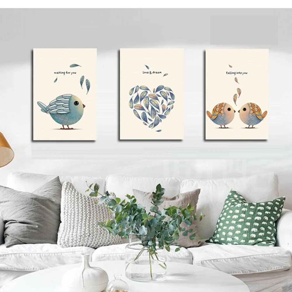 Cartoon Birds Animal Home Decor Canvas Painting for Living Room Wall Decor Nordic Poster Bedroom Wall Art Canvas Prints Artwork
Cartoon Birds Animal Home Decor Canvas Painting for Living Room Wall Decor Nordic Poster Bedroom Wall Art Canvas Prints Artwork