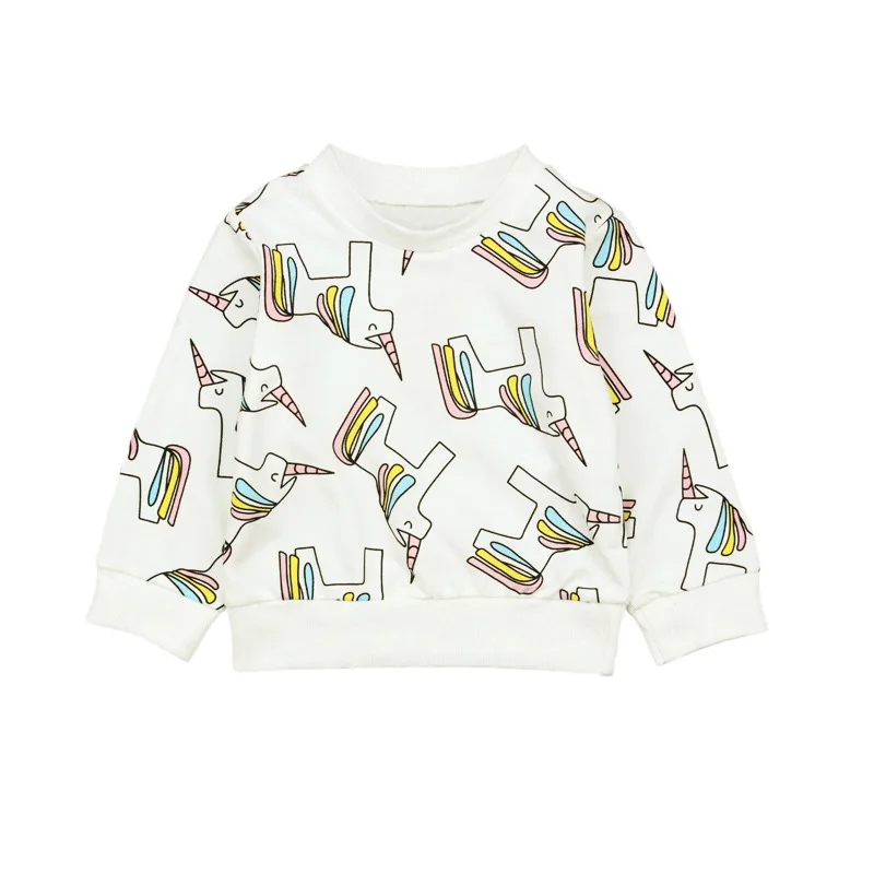 New Baby Girls Clothes Long Sleeve Unicorn Pattern T Shirts for Girls 2019 Spring Brand Children Sweatshirt Kids Clothing Tops
New Baby Girls Clothes Long Sleeve Unicorn Pattern T Shirts for Girls 2019 Spring Brand Children Sweatshirt Kids Clothing Tops