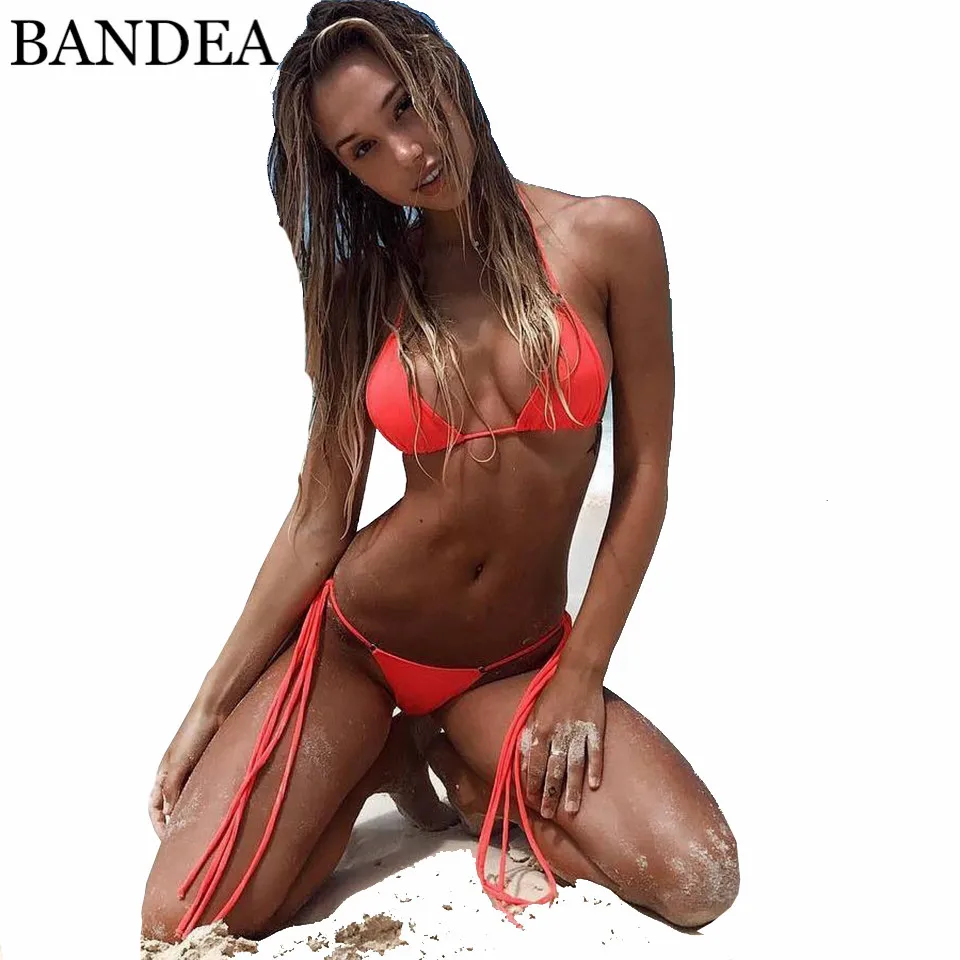 BANDEA 2019 сексуальный комплект бикини женские стринги купальники Бразильское