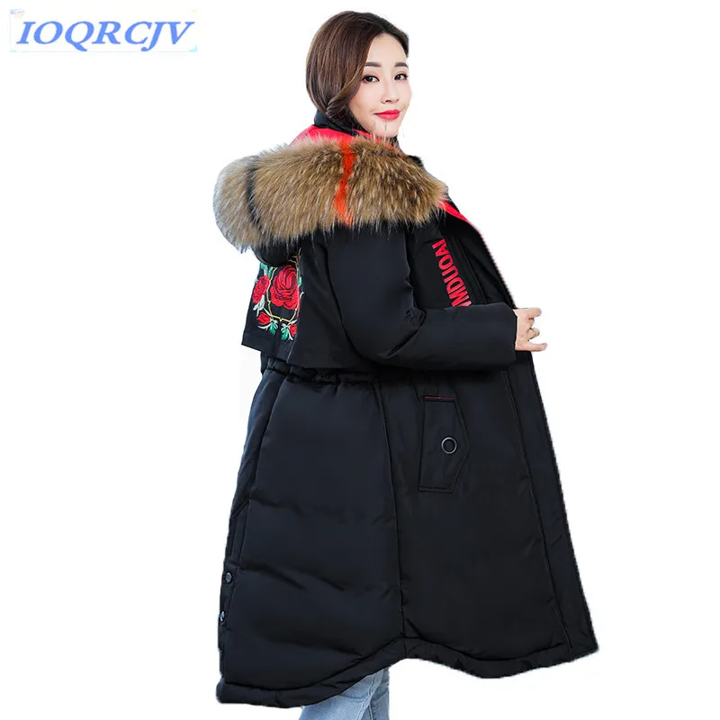 New Plus size 5XL Winter parkas women cotton jacket Fur collar Hooded embroidery coat female Thicken Cotton-padded jackets N201
New Plus size 5XL Winter parkas women cotton jacket Fur collar Hooded embroidery coat female Thicken Cotton-padded jackets N201