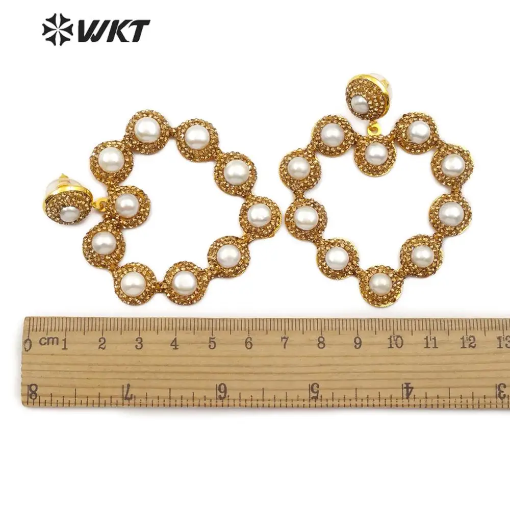 WT-RE088 natural freshwater pearl Earrings with heart shaped rhinestone pave Earrings women fashion Ornament Jewelry 2019 new
WT-RE088 natural freshwater pearl Earrings with heart shaped rhinestone pave Earrings women fashion Ornament Jewelry 2019 new