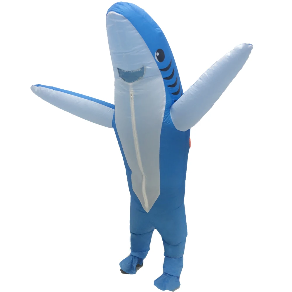 New Inflatable Shark Costume Adult Blow Up Mascot Cosplay Halloween Costumes For Women Men Animal Cartoon Fancy Dress
New Inflatable Shark Costume Adult Blow Up Mascot Cosplay Halloween Costumes For Women Men Animal Cartoon Fancy Dress