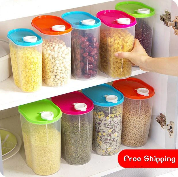 Kitchen Accessories Food Container Thickening Transparent Plastic Jar Grains Preservation Tank Food Storage Box 3 Pieces/Lot
Kitchen Accessories Food Container Thickening Transparent Plastic Jar Grains Preservation Tank Food Storage Box 3 Pieces/Lot