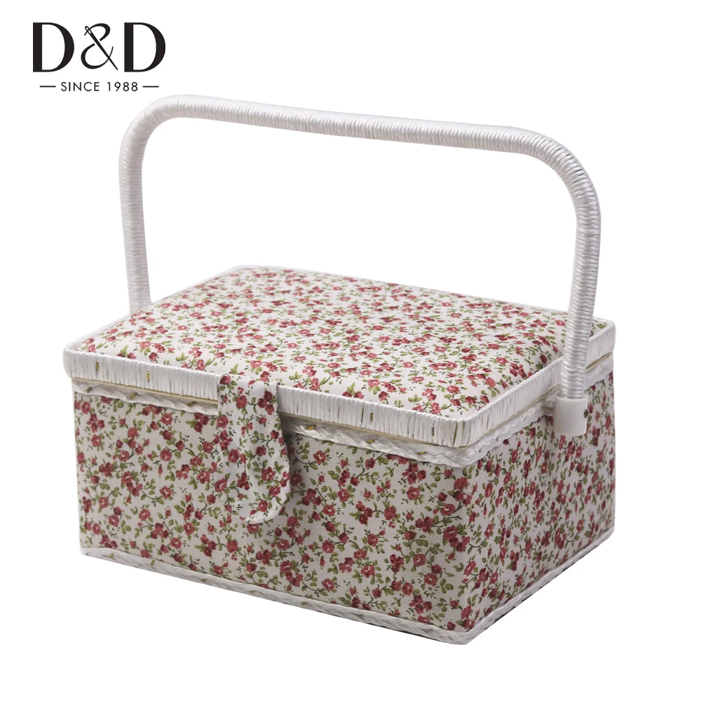 Handmade Wood&Fabric Crafts Sewing Basket Sewing Accessories Household Storage Box Christmas Gift Box 24.5*18*13cm
Handmade Wood&Fabric Crafts Sewing Basket Sewing Accessories Household Storage Box Christmas Gift Box 24.5*18*13cm